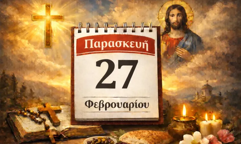 Παρασκευή 27 Φεβρουαρίου: Ποιοι γιορτάζουν σήμερα
