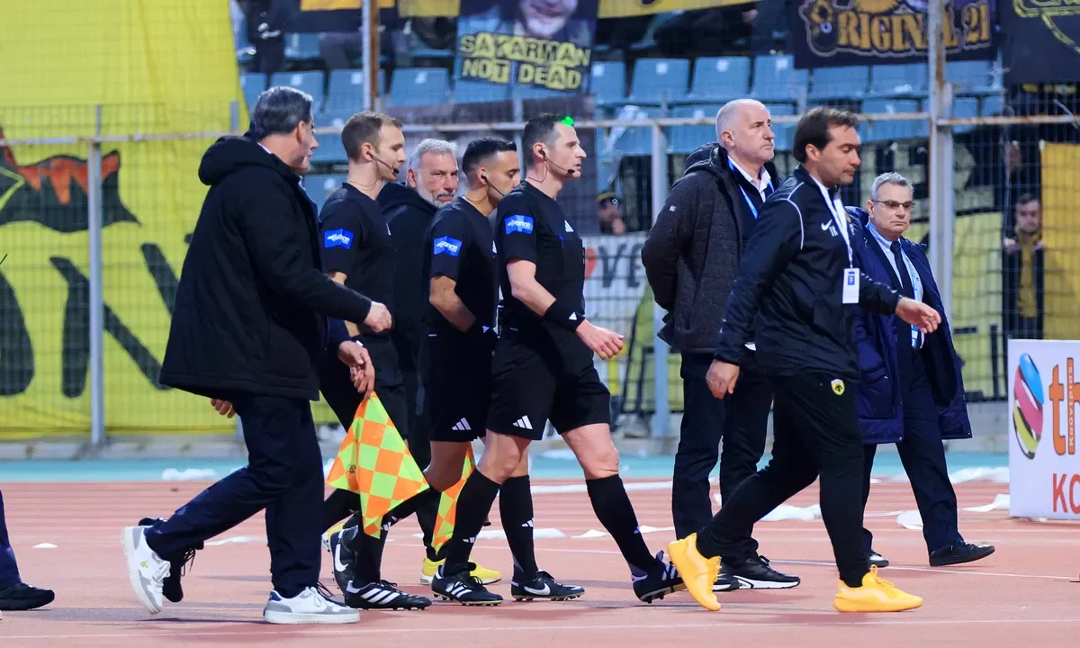 To VAR έσωσε το Βόλος – ΑΕΚ
