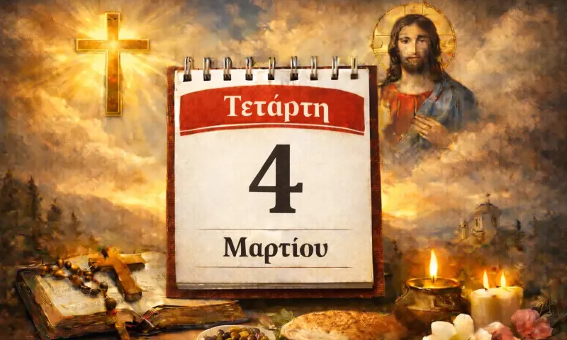 Τετάρτη 4 Μαρτίου: Ποιοι γιορτάζουν σήμερα