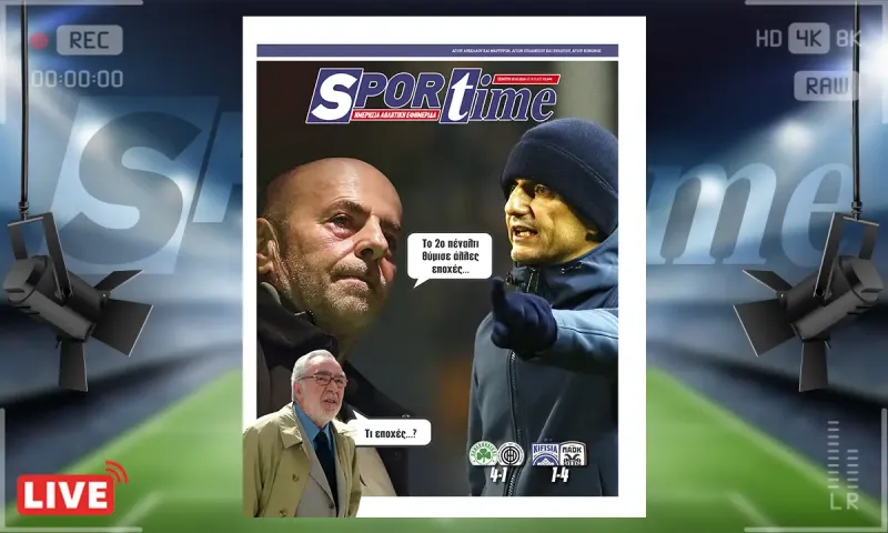 Πρωτοσέλιδο Sportime (5/2): Έβαλε... φωτιά ο Φωτιάς