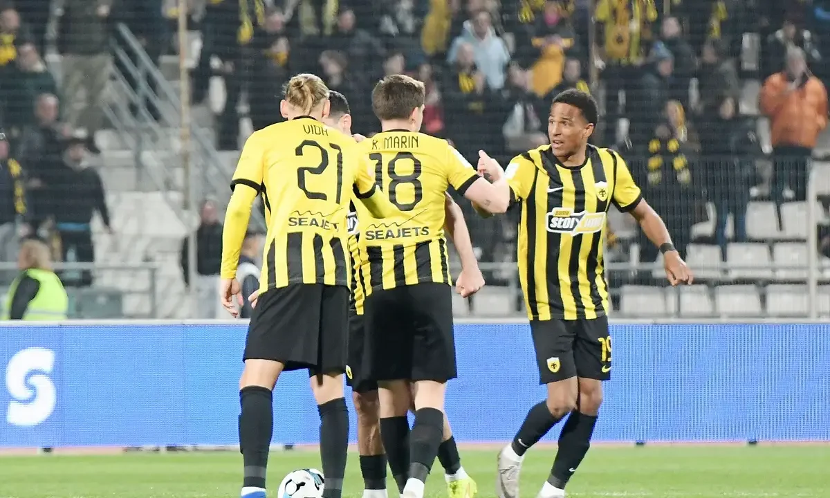 aek, podosfairo, marin