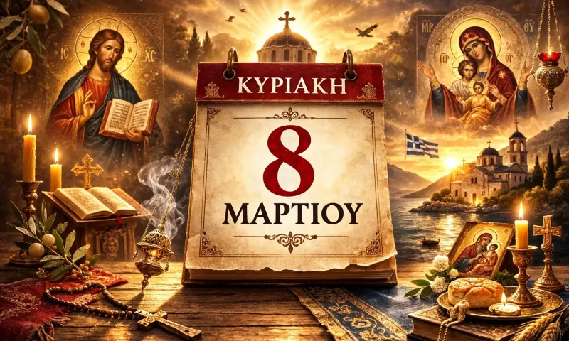 Κυριακή 8 Μαρτίου: Ποιοι γιορτάζουν σήμερα