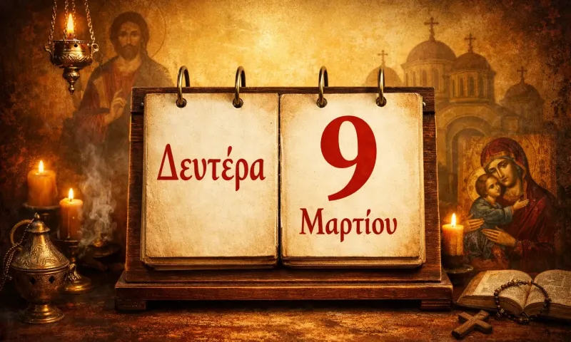 Δευτέρα 9 Μαρτίου: Ποιοι γιορτάζουν σήμερα