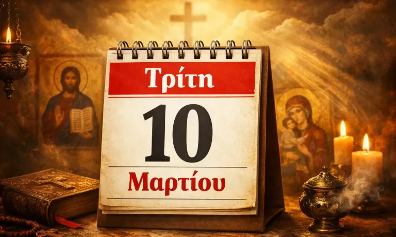 Τρίτη 10 Μαρτίου: Ποιοι γιορτάζουν σήμερα