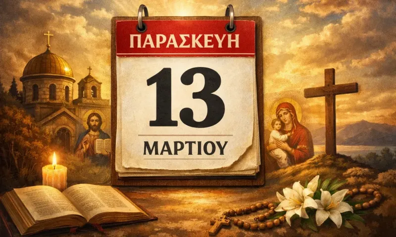 Παρασκευή 13 Μαρτίου: Ποιοι γιορτάζουν σήμερα