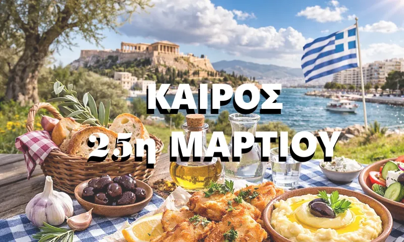 Ο καιρός για την 25η Μαρτίου, του Ευαγγελισμού, σε Αθήνα και Θεσσαλονίκη σύμφωνα με τα πρώτα προγνωστικά μοντέλα