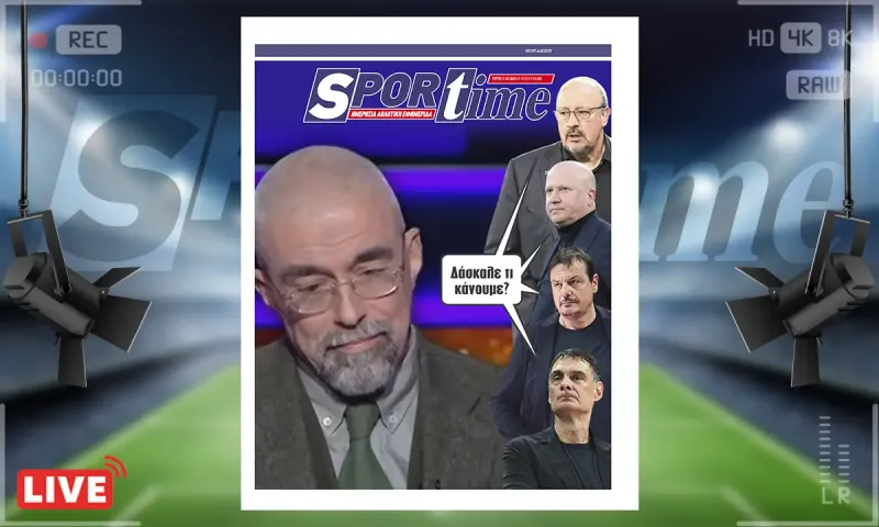 Πρωτοσέλιδο Sportime (17/3): Ελληνική εβδομάδα