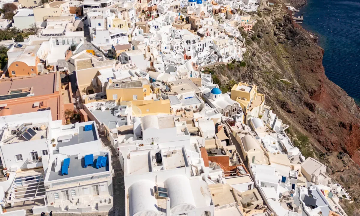 κατολίσθηση Αθηνιός Σαντορίνη