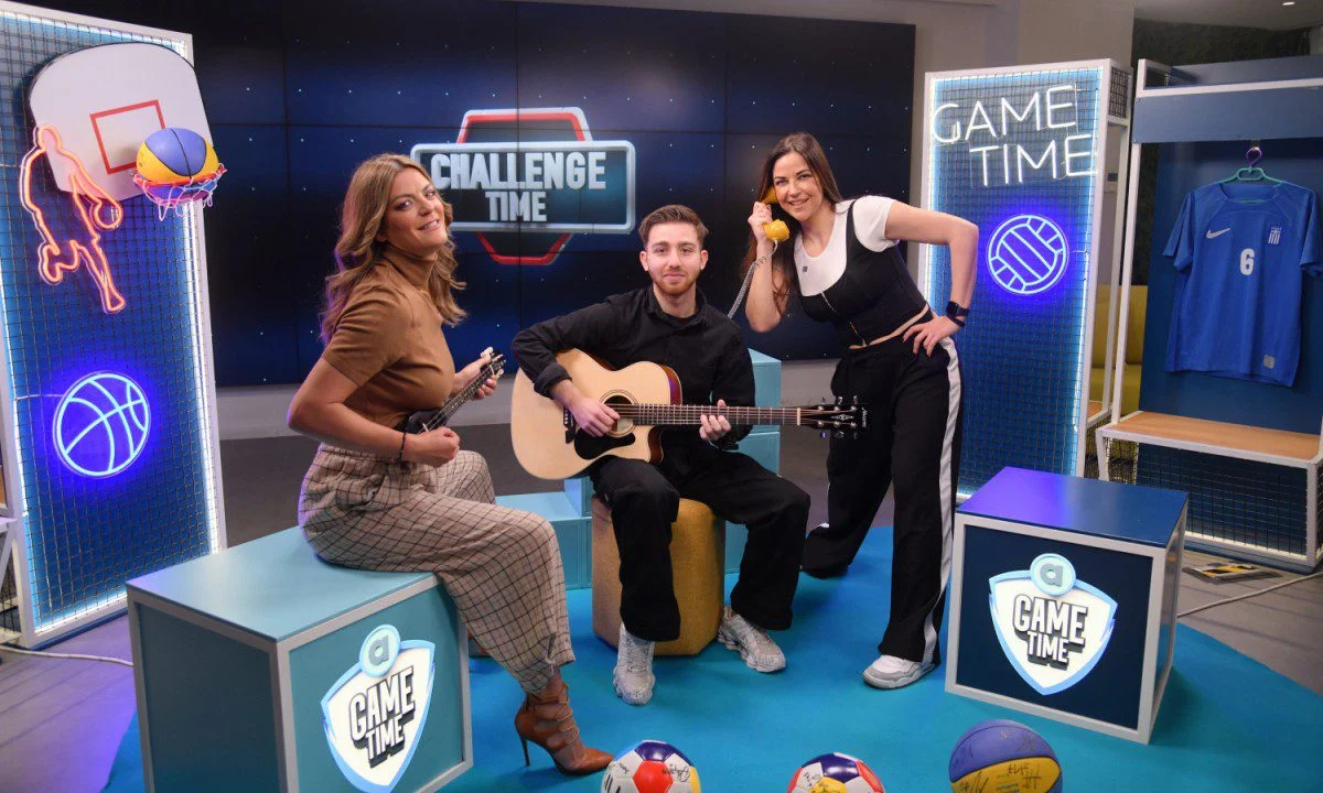 Η Χρύσπα κάνει show στο Allwyn Game Time με μπαγλαμά και νότες