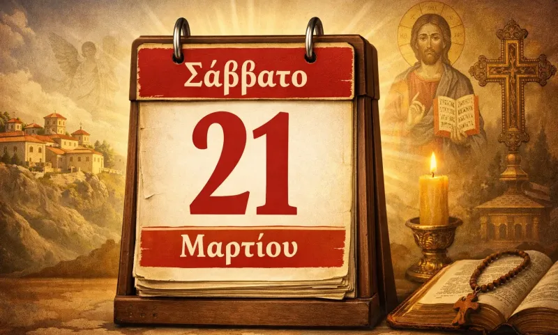 Σάββατο 21 Μαρτίου: Ποιοι γιορτάζουν σήμερα