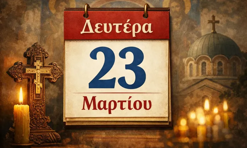 Δευτέρα 23 Μαρτίου: Ποιοι γιορτάζουν σήμερα