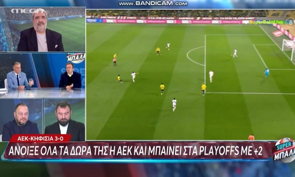 Μπηχτή στον Ολυμπιακό, ακόμα κι όταν σχολίαζε την ΑΕΚ ο Καρπετόπουλος (vid)