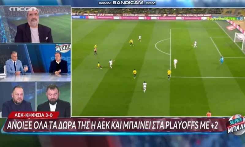 Μπηχτή στον Ολυμπιακό, ακόμα κι όταν σχολίαζε την ΑΕΚ ο Καρπετόπουλος (vid)