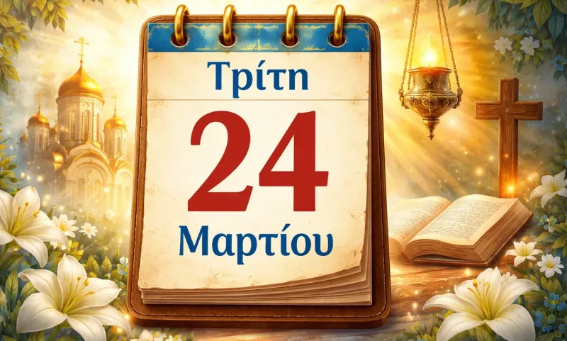Τρίτη 24 Μαρτίου: Ποιοι γιορτάζουν σήμερα