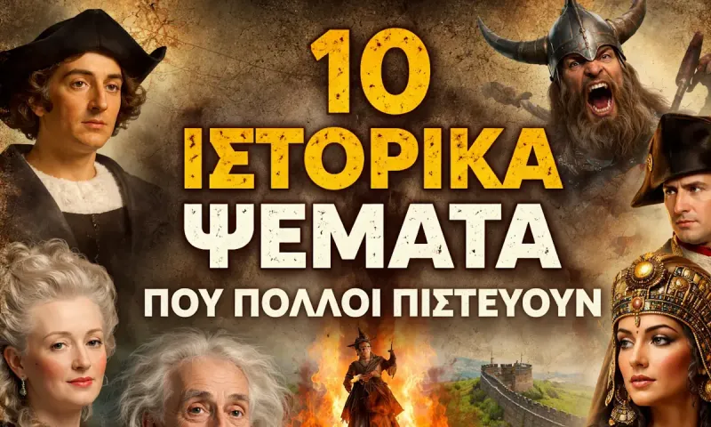 10 ιστορικά ψέματα που πολλοί ακόμα πιστεύουν