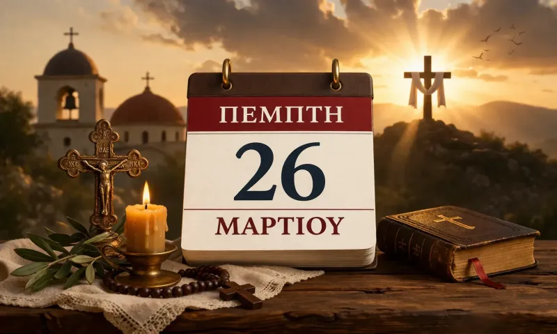 Πέμπτη 26 Μαρτίου: Ποιοι γιορτάζουν σήμερα