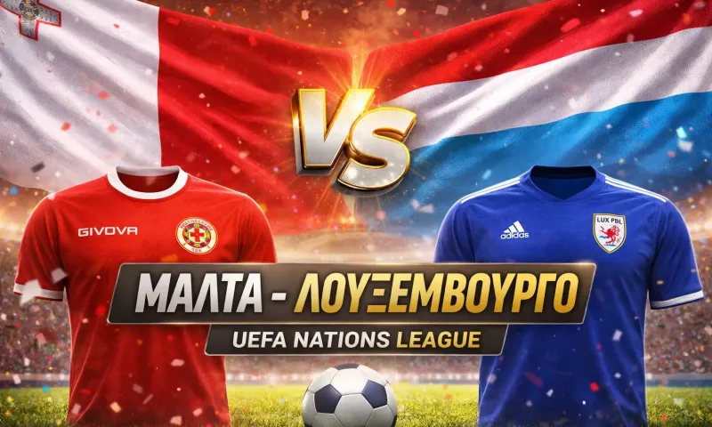 Μάλτα - Λουξεμβούργο: Σε ποιο κανάλι παίζει σήμερα ο αγώνας