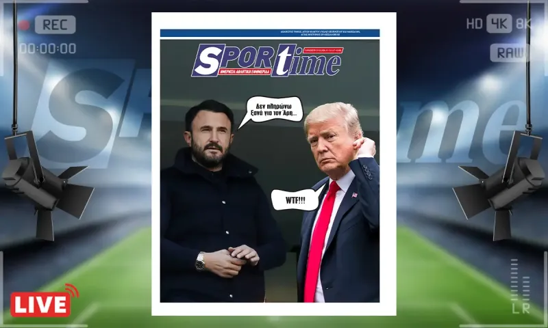 Πρωτοσέλιδο Sportime (27/3): Δύσκολες στιγμές στον Άρη