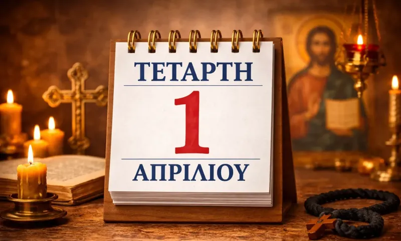 Τετάρτη 1 Απριλίου: Ποιοι γιορτάζουν σήμερα