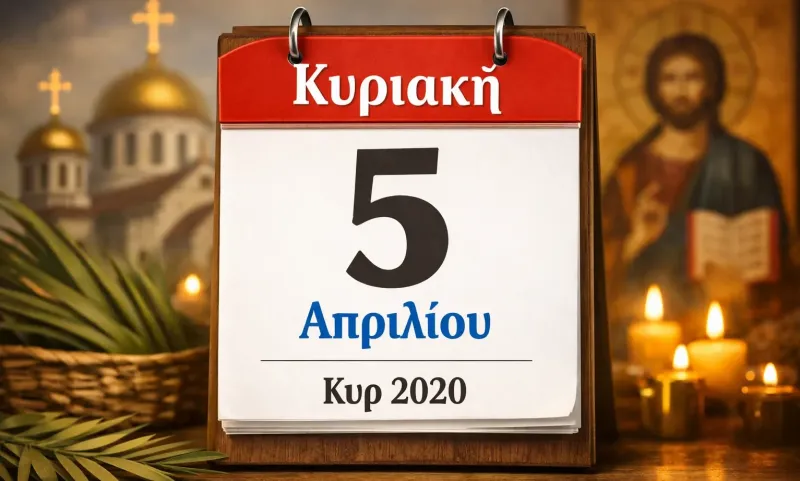 Κυριακή 5 Απριλίου: Ποιοι γιορτάζουν σήμερα