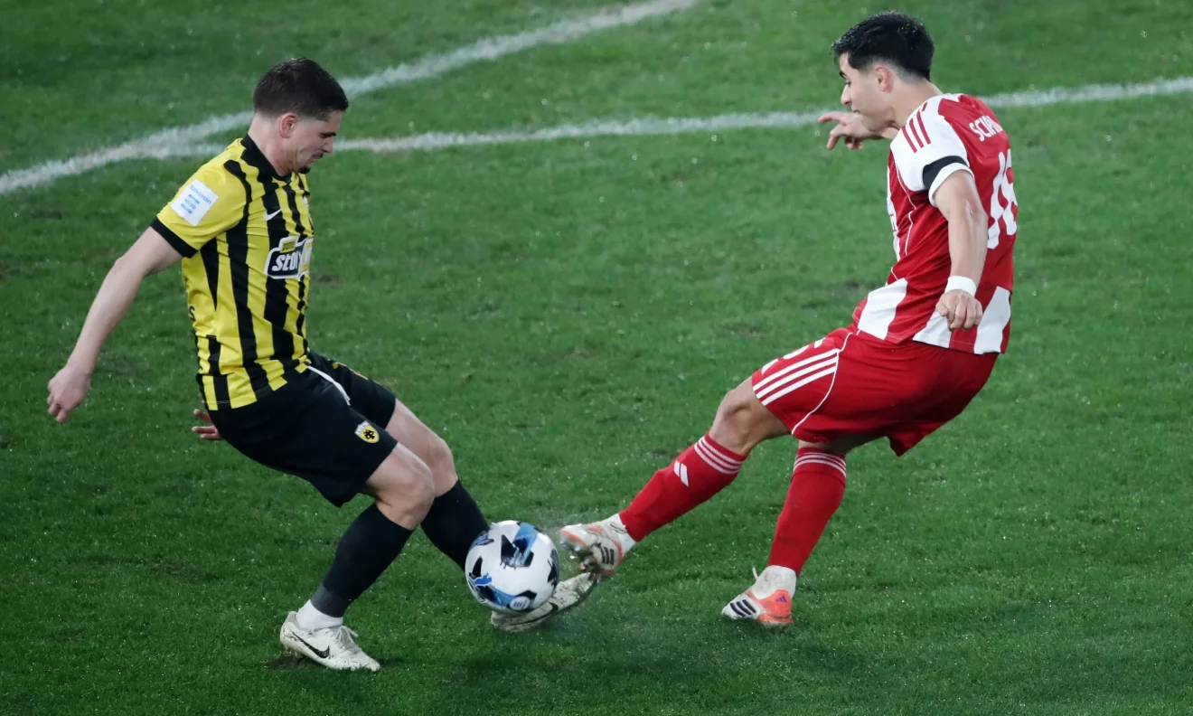 olimpiakos aek kanali podosfairo