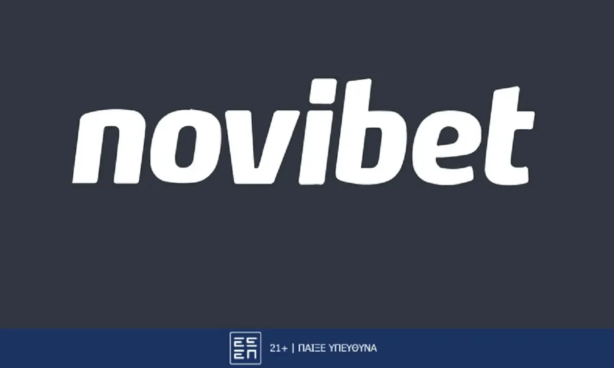 Novibet logo deltio typoy
