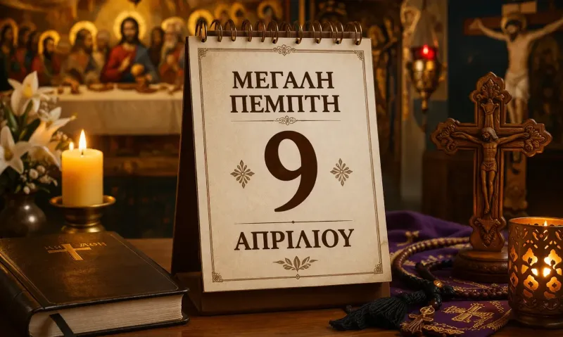 Μεγάλη Πέμπτη 9 Απριλίου: Ποιοι γιορτάζουν σήμερα