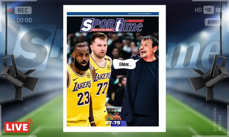 Πρωτοσέλιδο Sportime (22/4) : Και τώρα για τον Παναθηναϊκό η Βαλένθια που... θα κέρδιζε και τους Λέικερς!