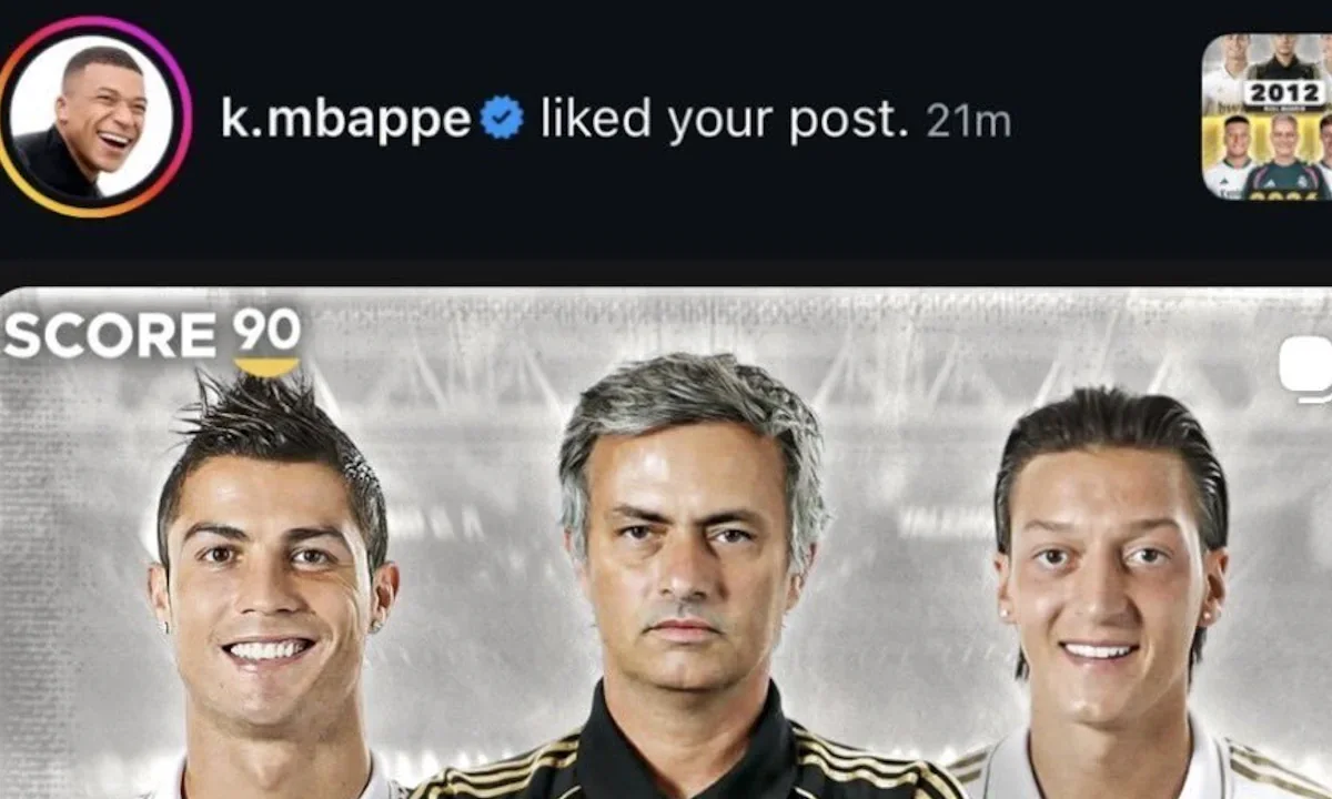 Εμπαπέ like Μουρίνιο Ρεάλ