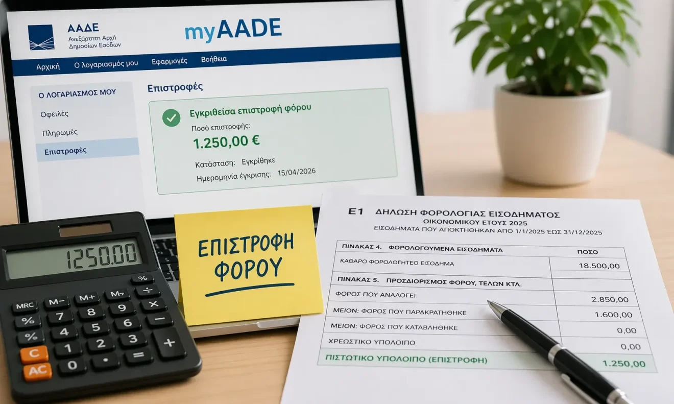 epistrofi forou pliromi forologiki dilosi