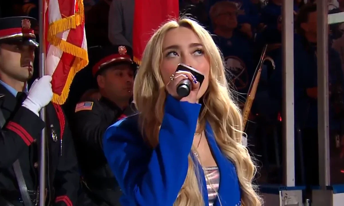 O Canada μικρόφωνο Game 5