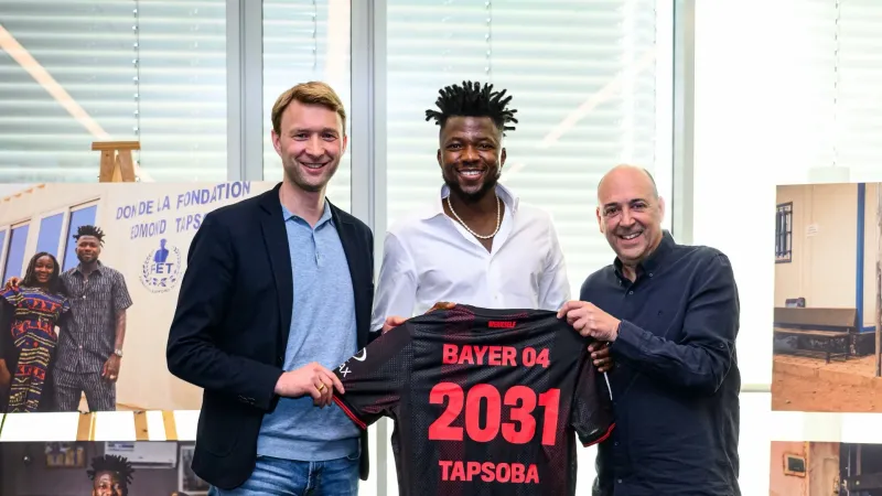 Ο Edmond Tapsoba υπέγραψε νέο πενταετές συμβόλαιο με τη Bayer Leverkusen μέχρι το 2031