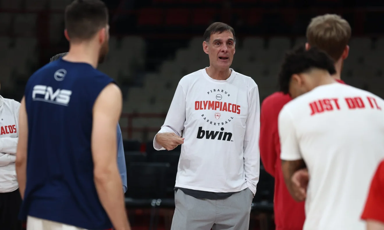 olimpiakos bc monaco bc basket euroleague giorgos mpartzokas