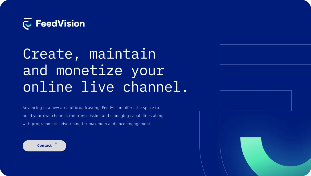 FeedVision cloud broadcasting