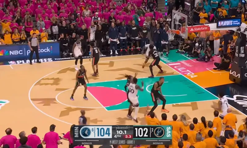 NBA Playoffs 2026: Σούπερ ανατροπή από Timberwolves στο Game 1 με Spurs (video)