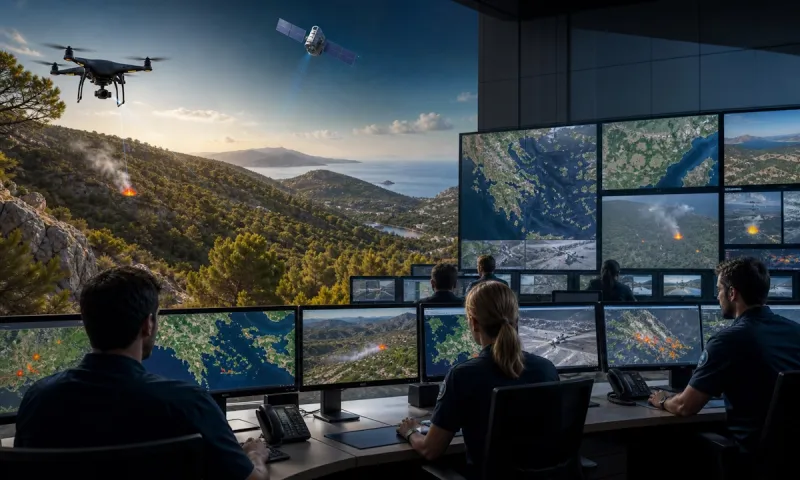 Πως η Ελλάδα χρησιμοποιεί δορυφόρους και drones για την αντιπυρική προστασία (video)