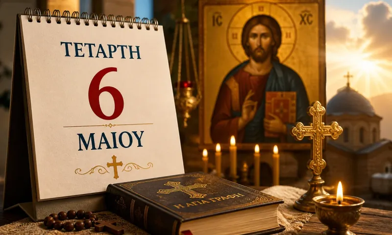 Τετάρτη 6 Μαΐου - Ποιοι γιορτάζουν σήμερα