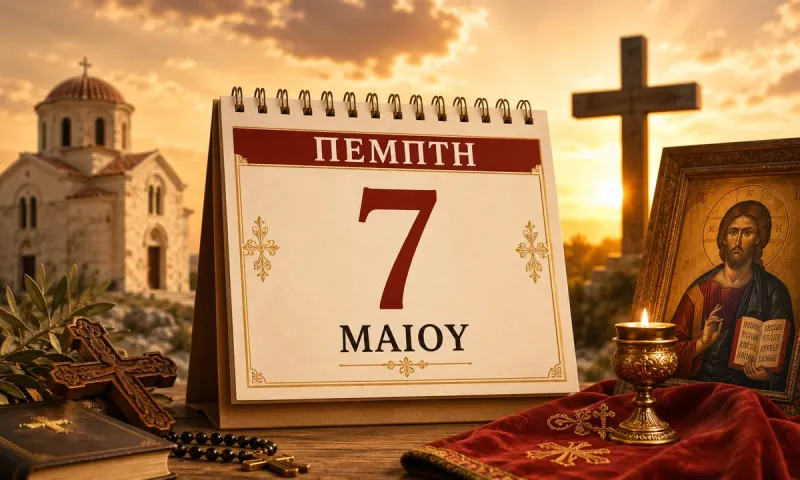 Πέμπτη 7 Μαΐου - Ποιοι γιορτάζουν σήμερα