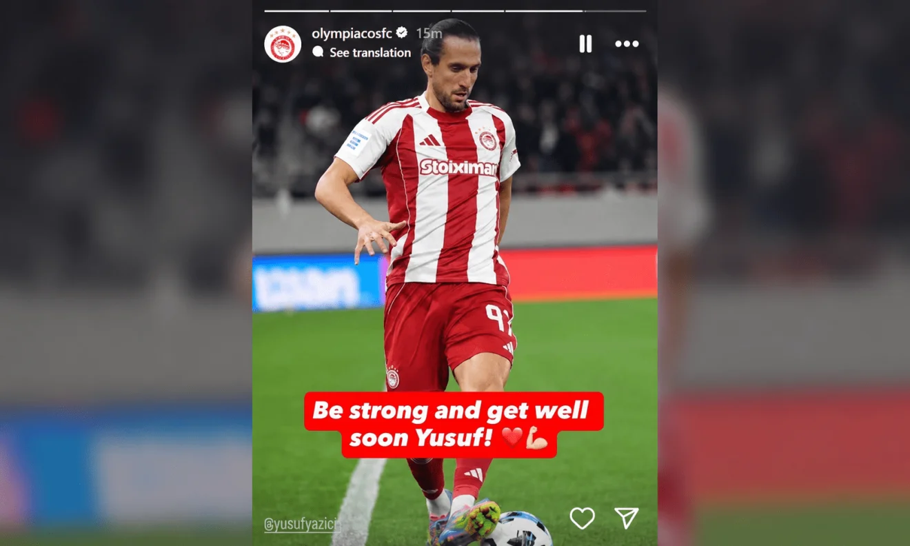 olimpiakos podosfairo yusuf yazici super league