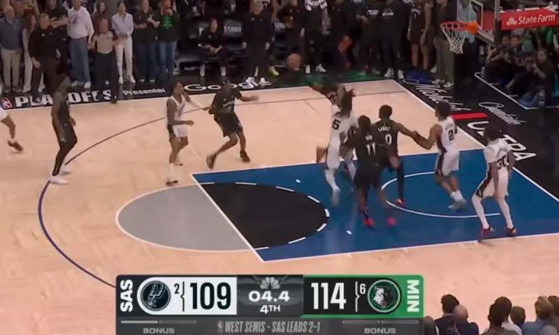 NBA : Οι Timberwolves νίκησαν τους Spurs 114-109 (video)