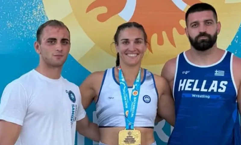 Χρυσή η Ζαχείλα στο World Series Beach Wrestling στο Βιετνάμ