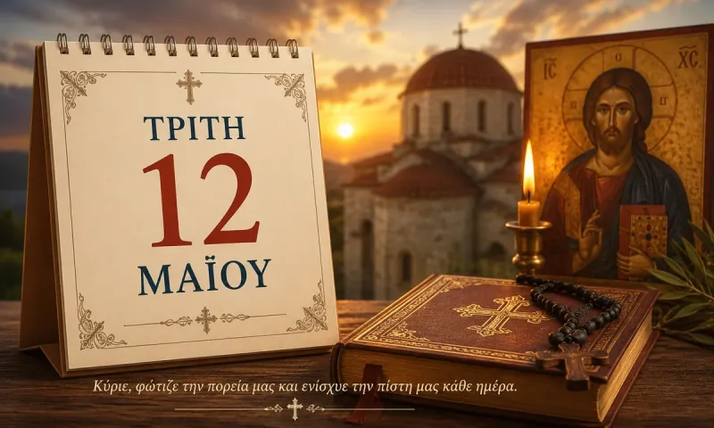 Τρίτη 12 Μαΐου - Ποιοι γιορτάζουν σήμερα