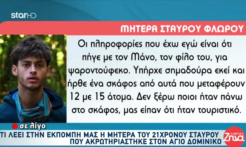 Survivor: Τι λέει η μητέρα του 21χρονου Σταύρου που ακρωτηριάστηκε (video)
