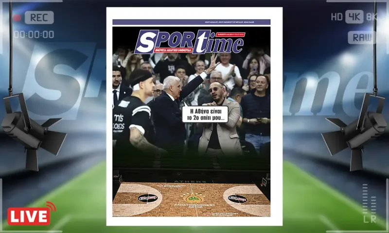 Πρωτοσέλιδο Sportime (15/4): Γιατί επιστρέφει ξανά το όνομα του Ζέλικο Ομπράντοβιτς