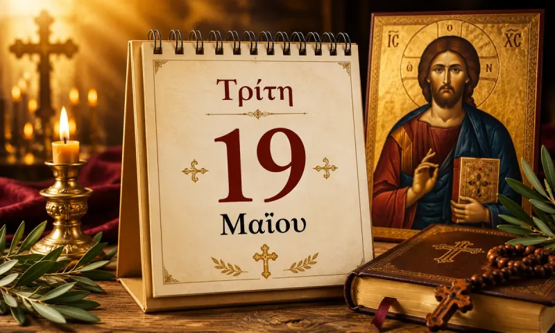 Τρίτη 19 Μαΐου - Ποιοι γιορτάζουν σήμερα