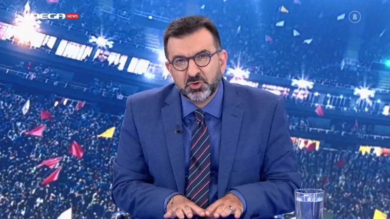Δεύτερη μέρα στο MEGA ασχολήθηκαν με τον Μάριο Ηλιόπουλο με αναφορές σε Τσίπρα και Καρυστιανού