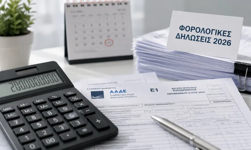 Φορολογικές δηλώσεις 2026: Πάνω από 2 δισ. ευρώ ο φόρος για εκατομμύρια πολίτες