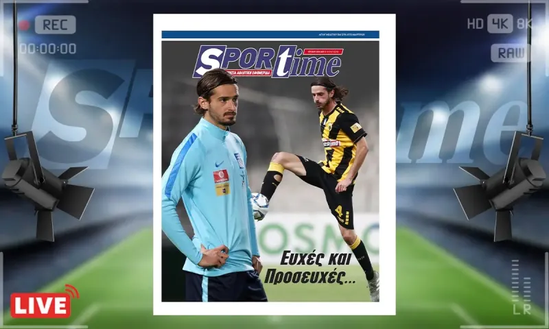 Πρωτοσέλιδο Sportime (24/5): Ευχές και προσευχές για τον Μάριο Οικονόμου