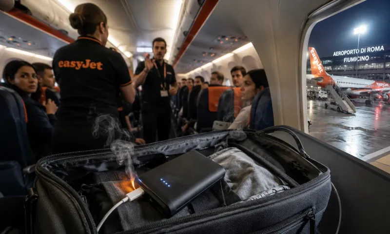 EasyJet: Αναγκαστική προσγείωση στη Ρώμη μετά από... φόρτιση power bank