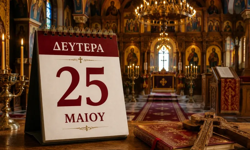 Δευτέρα 25 Μαΐου - Ποιοι γιορτάζουν σήμερα